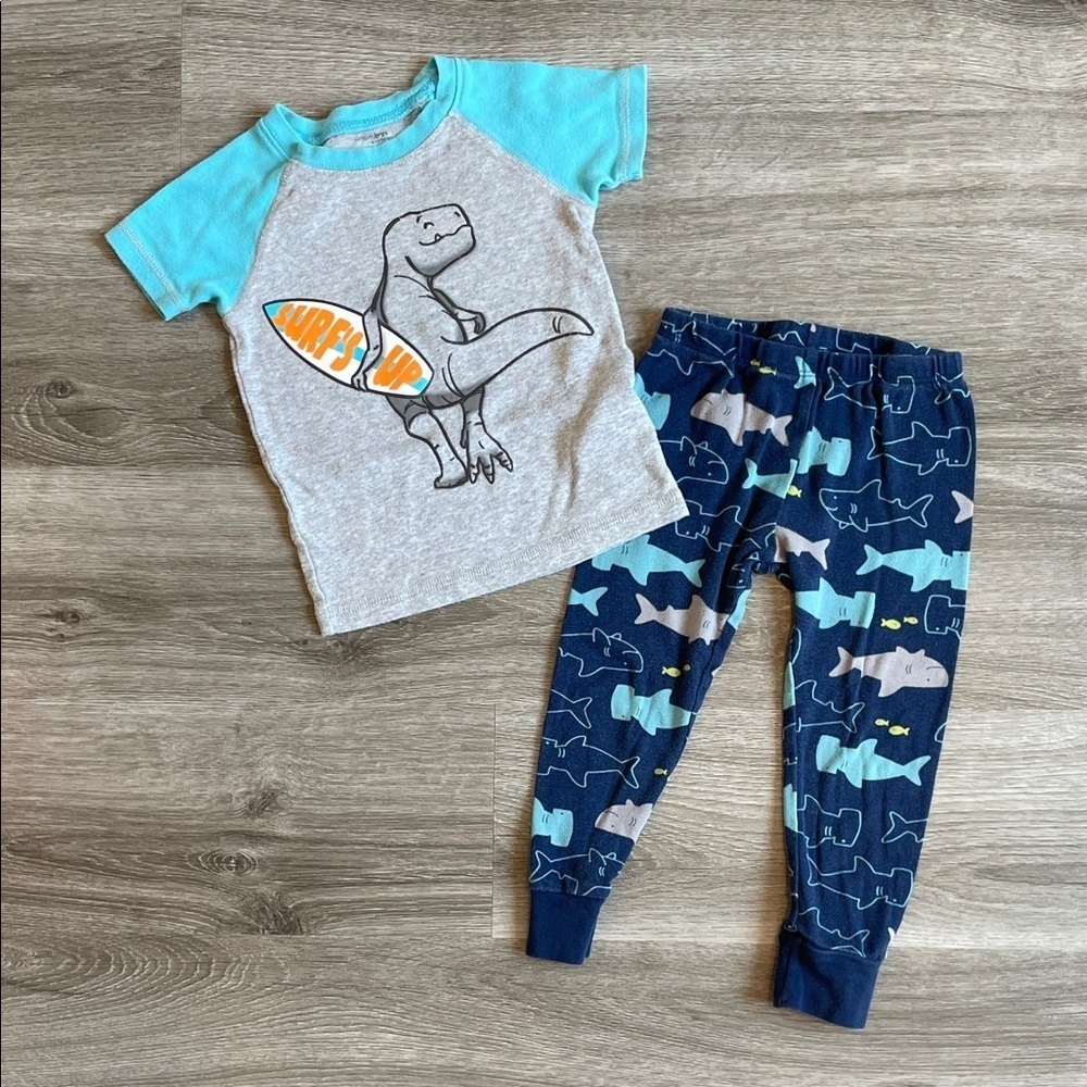Carter's toddler boys pajama set